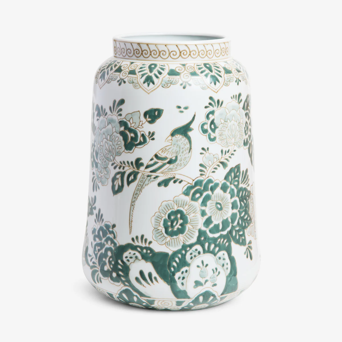 Lauren Green Ceramic Floral Vase