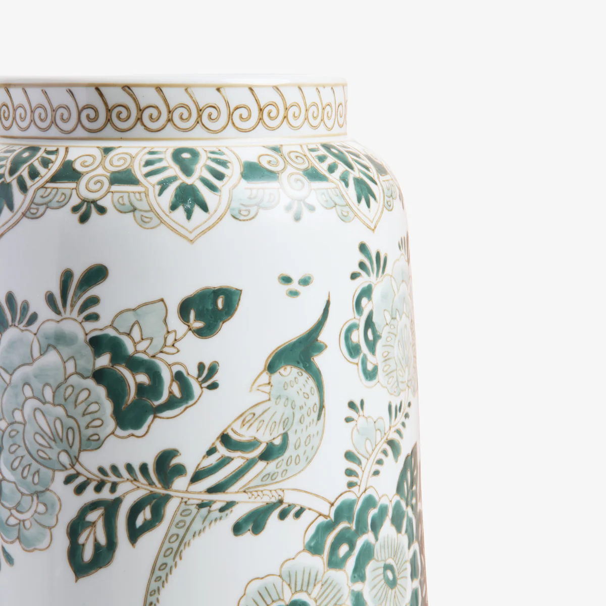 Lauren Green Ceramic Floral Vase - Image 3