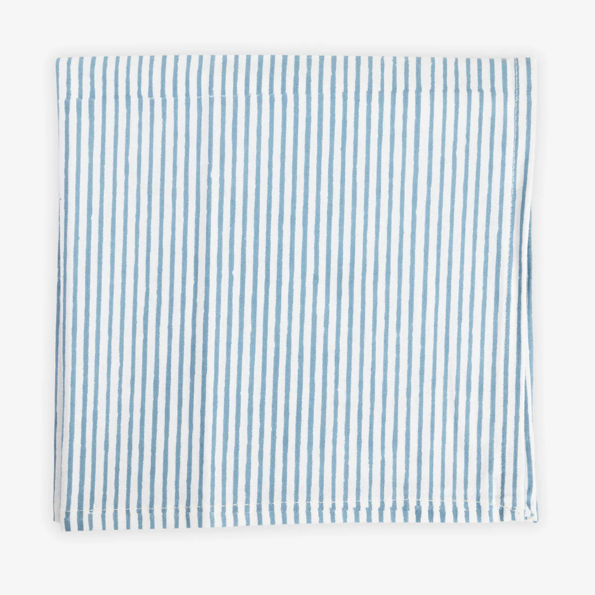 Laya Blue Narrow Stripe Napkins (Set of 4) - Image 3