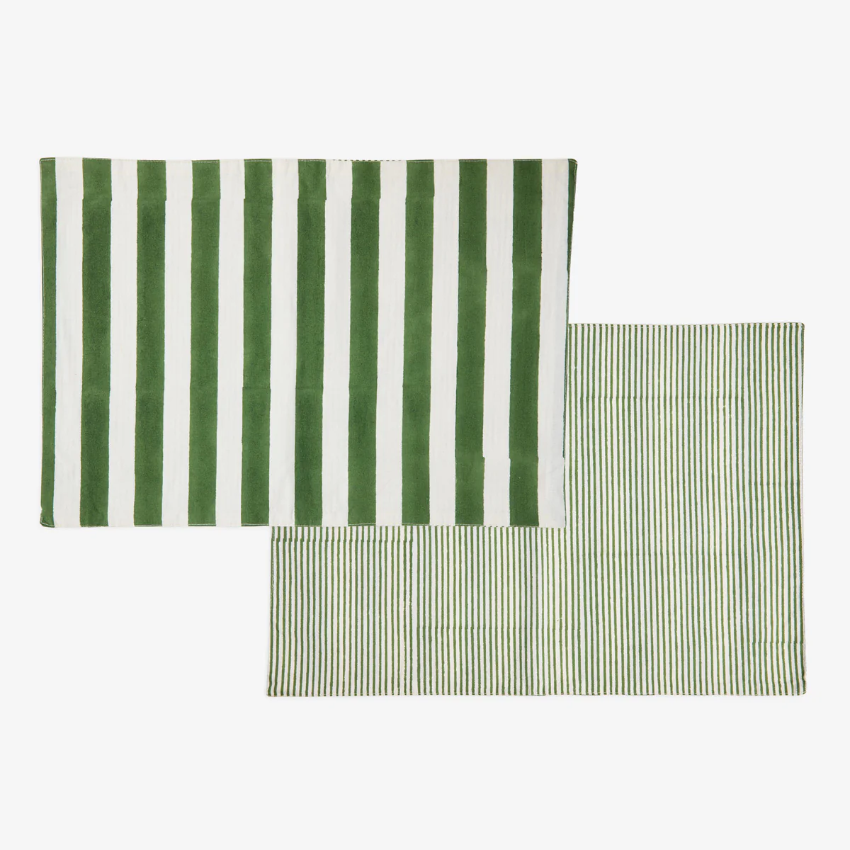 Laya Sage Stripe Double Sided Placemat (Set of 4)