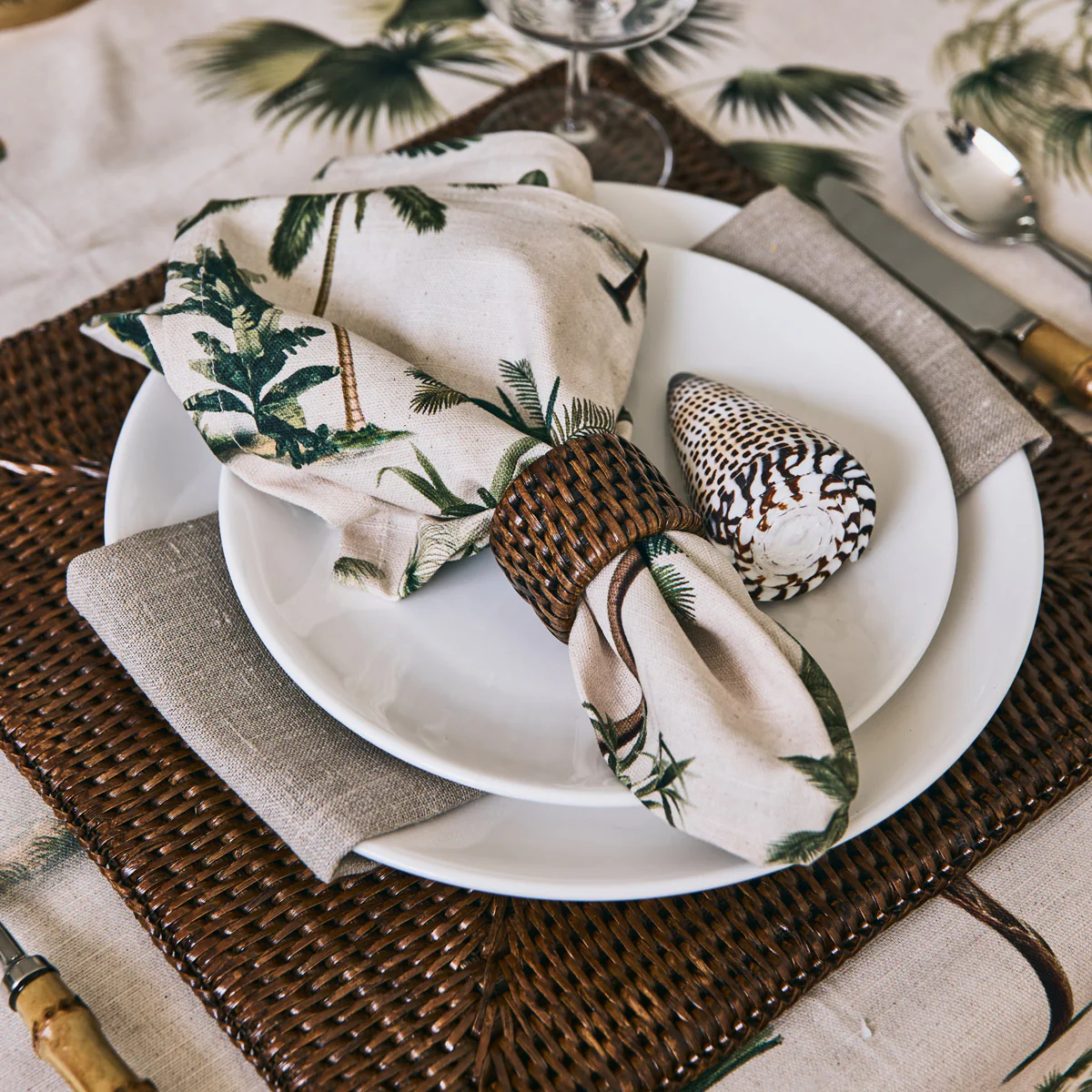 Le Palm Napkins (Set of 4) - Image 2