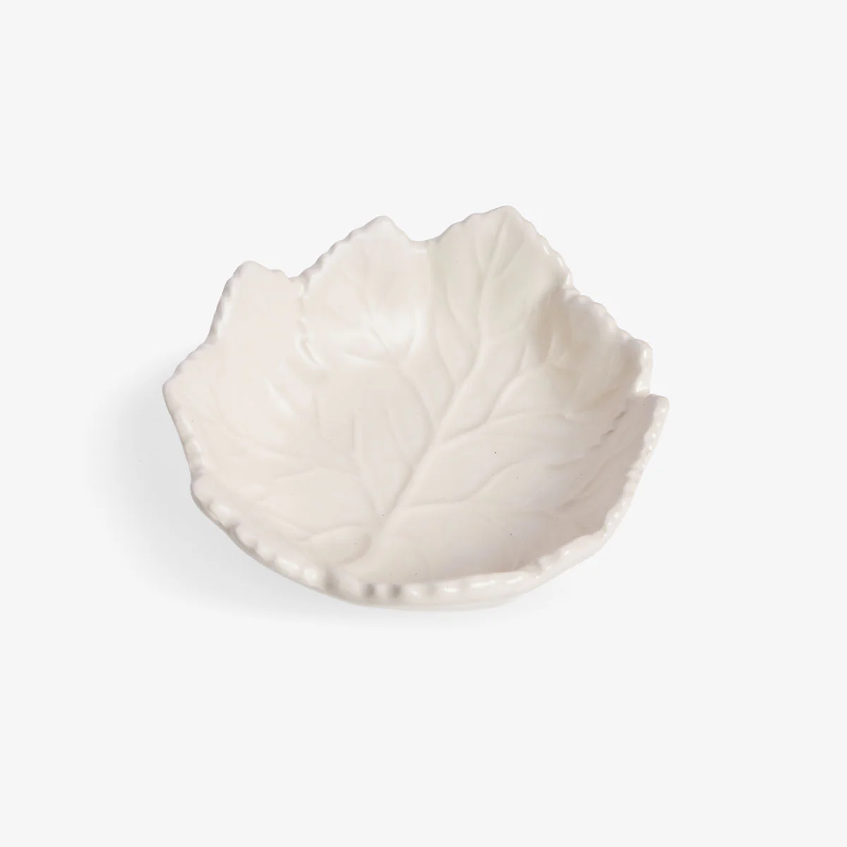 Leaf Bowl & Plate Ivory - Image 5