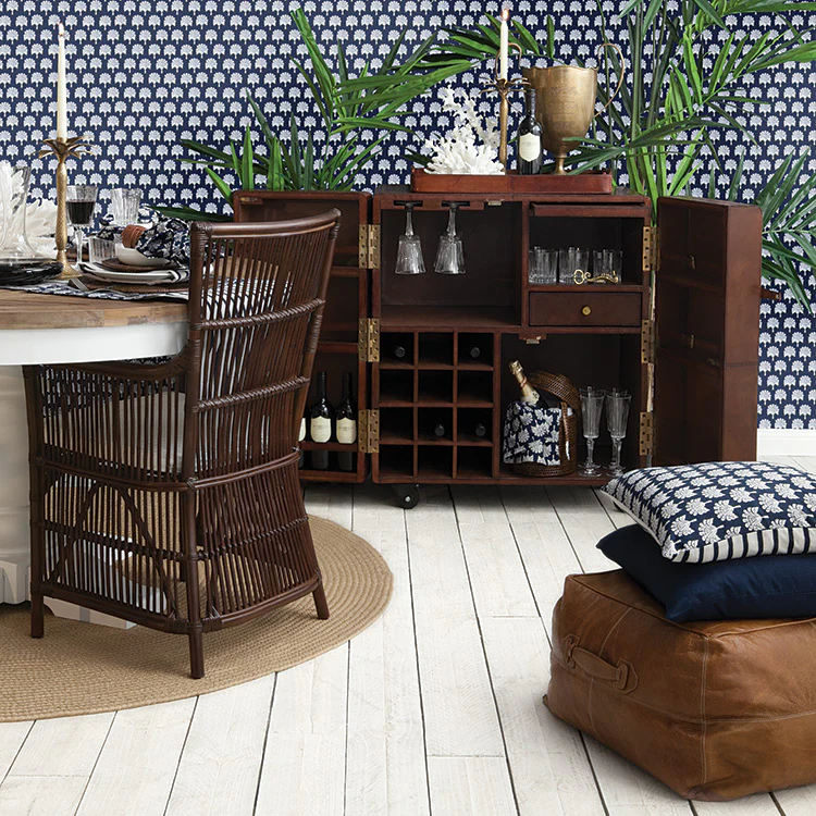Leather Bar Cabinet - Image 8
