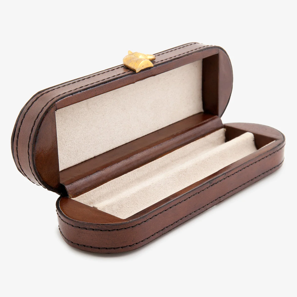Leather Box With Horse (Brown) - Image 4