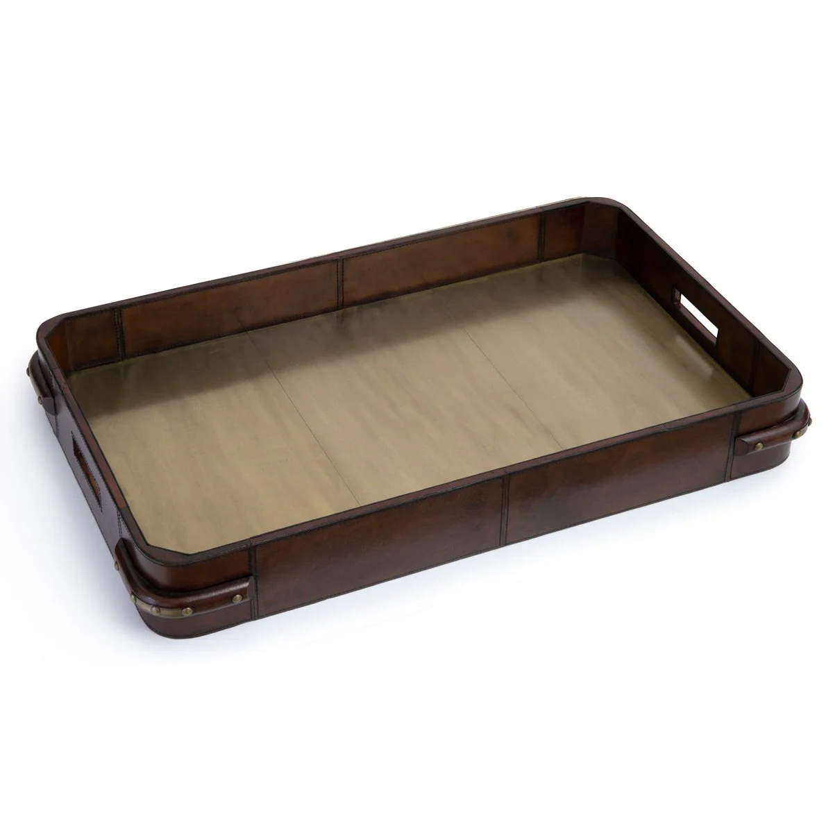 Leather Butler's Tray - Image 6