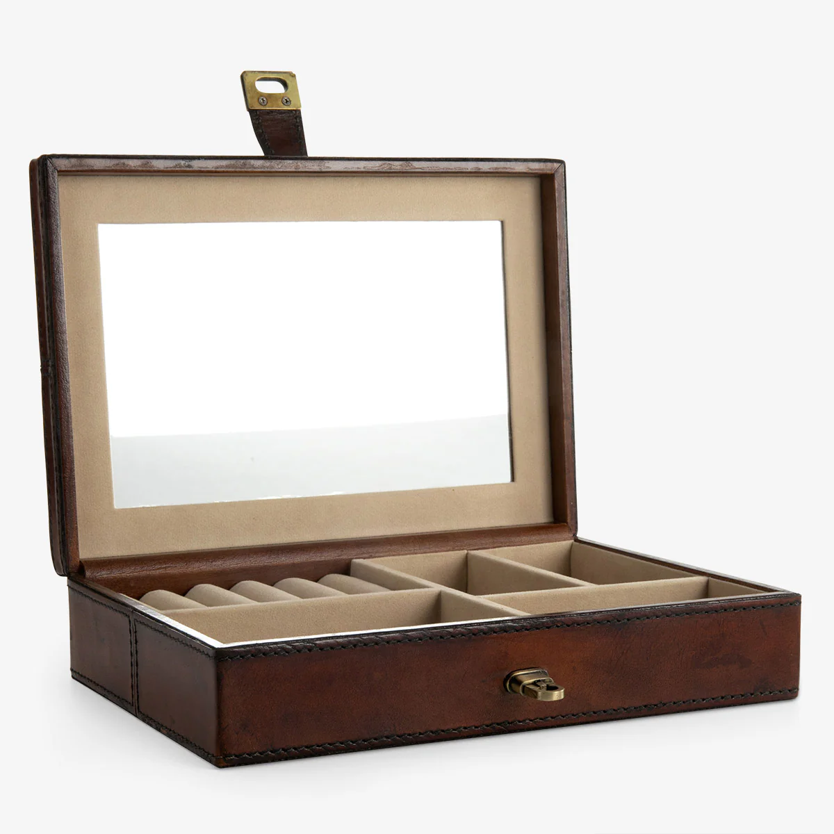 Leather Jewellery Box (25.5cm) - Image 2