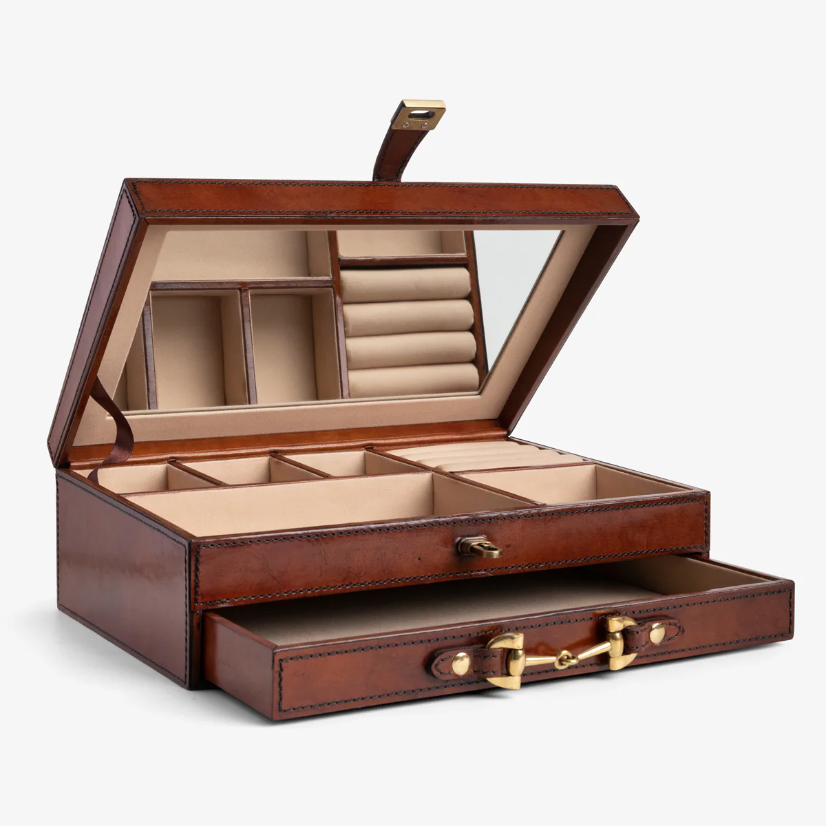 Leather Jewellery Box (31.5cm) - Image 4