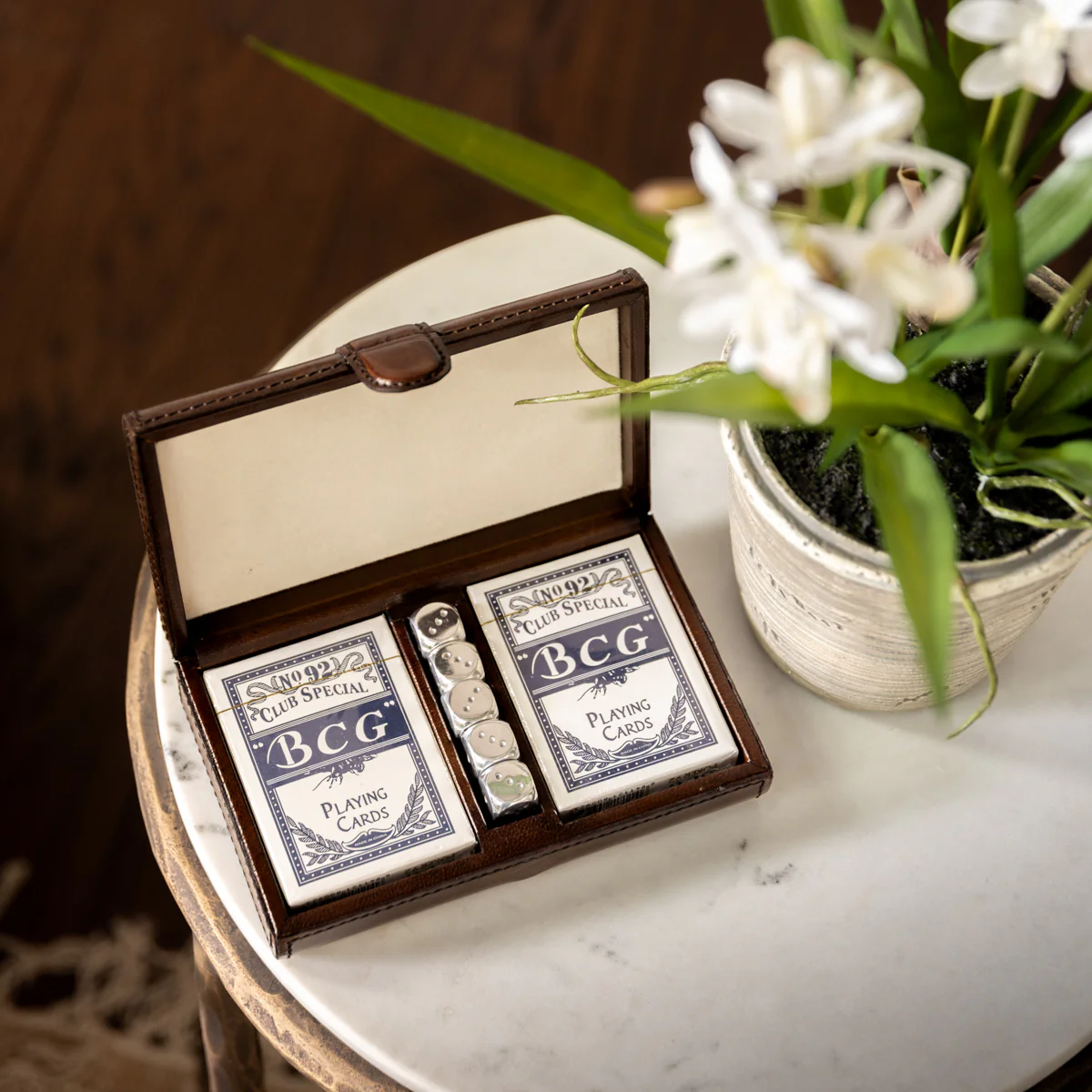 Leather Playing Card Set - Image 2