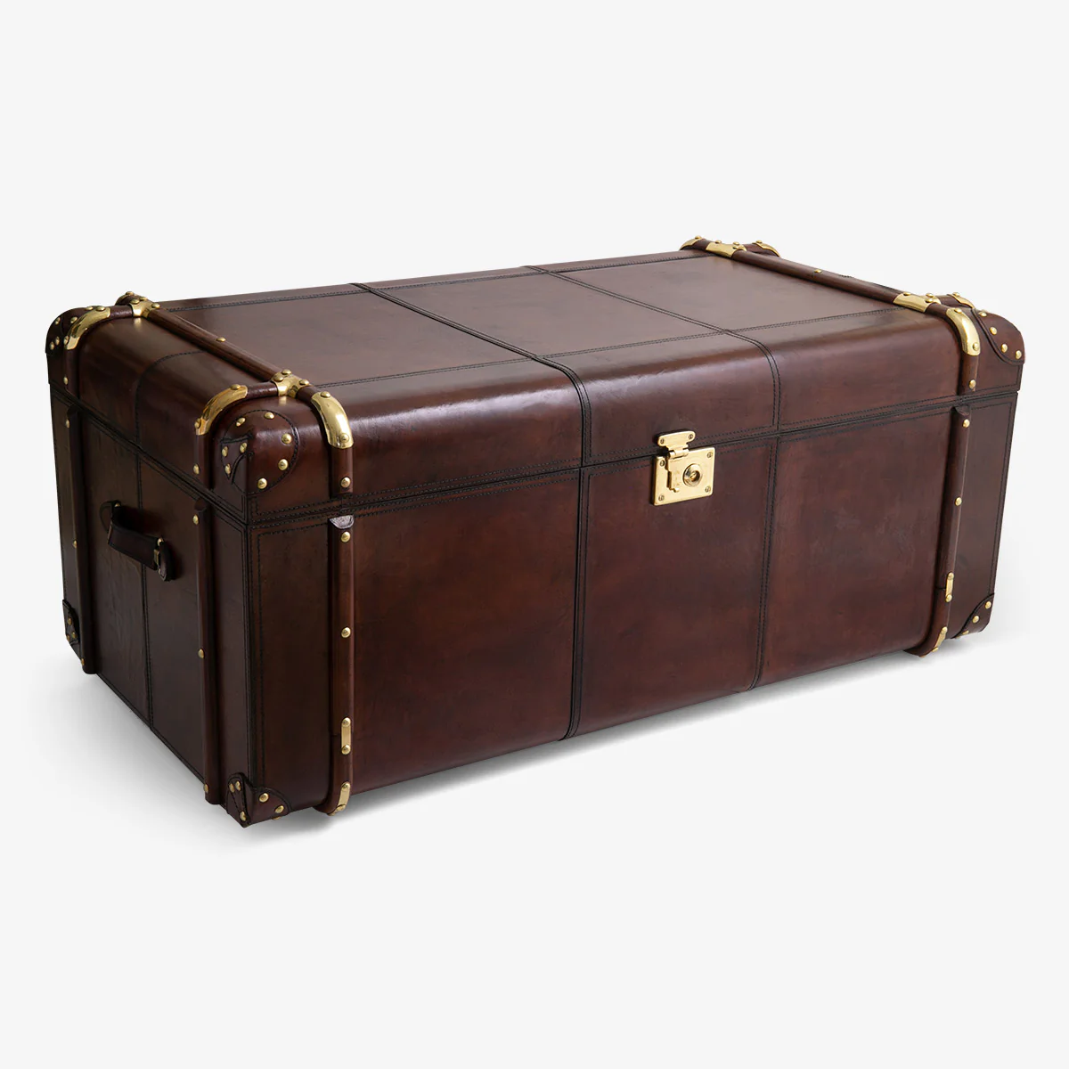 Leather Trunk Coffee Table