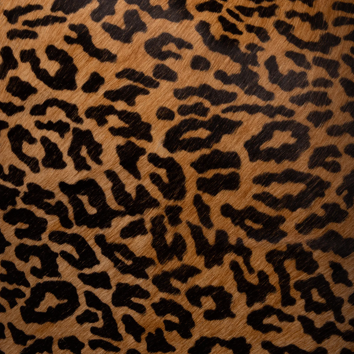 Leopard Print Suede Rectangular Cushion Cover (Black) - Image 5