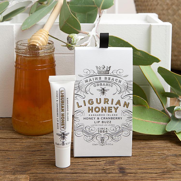 Maine Beach Ligurian Honey Lip Buzz Honey & Cranberry - Image 2