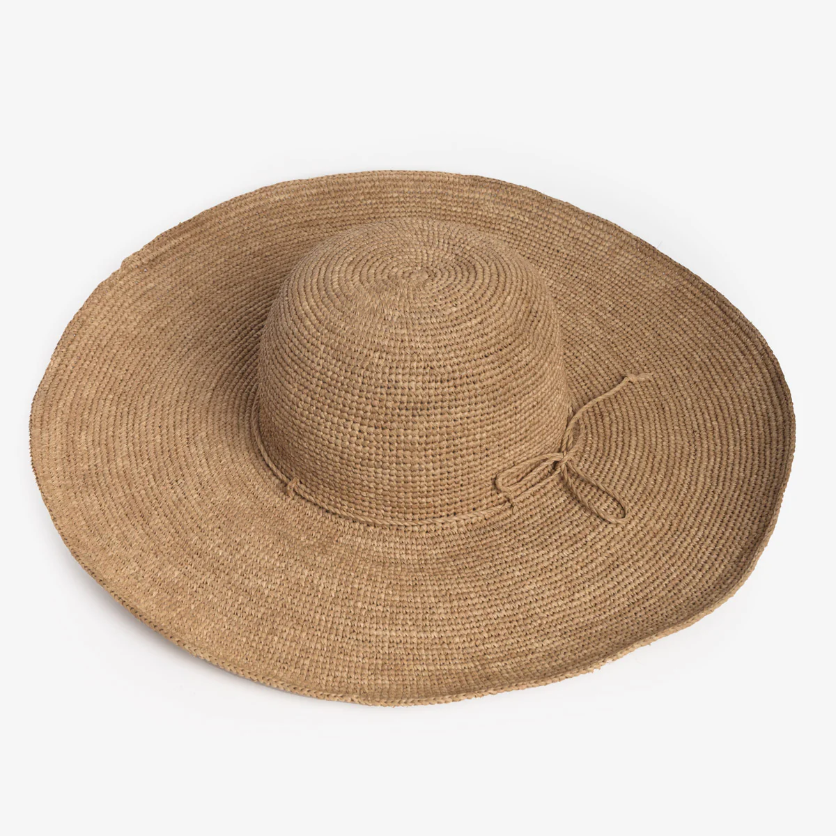 Madagascar Raffia Crochet Hat Tea