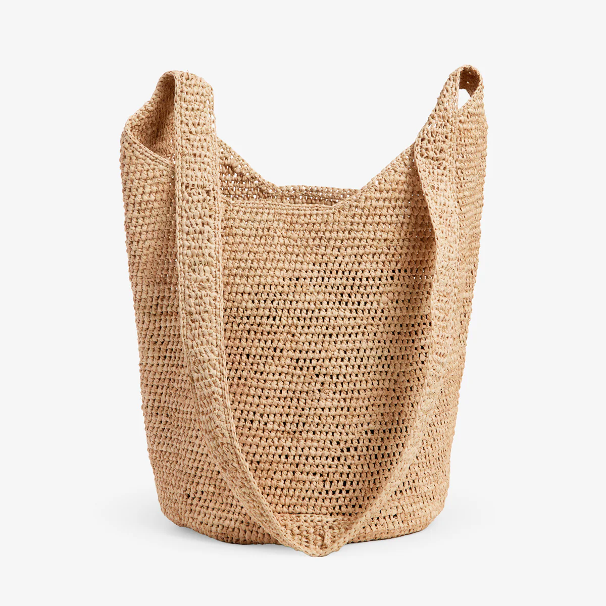 Madagascar Raffia Market Bag (Natural)
