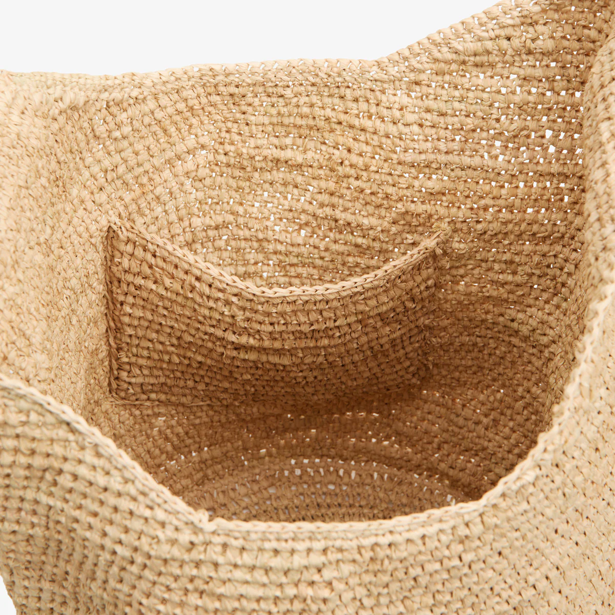 Madagascar Raffia Market Bag (Natural) - Image 2