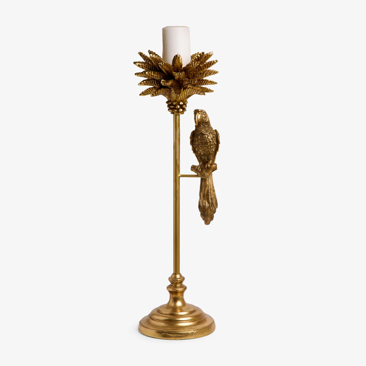 Majestic Parrot Candle Holder (Gold) - Image 3
