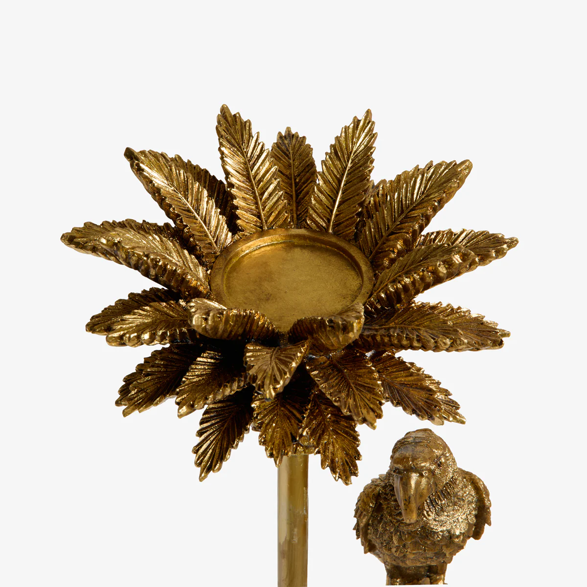 Majestic Parrot Candle Holder (Gold) - Image 6