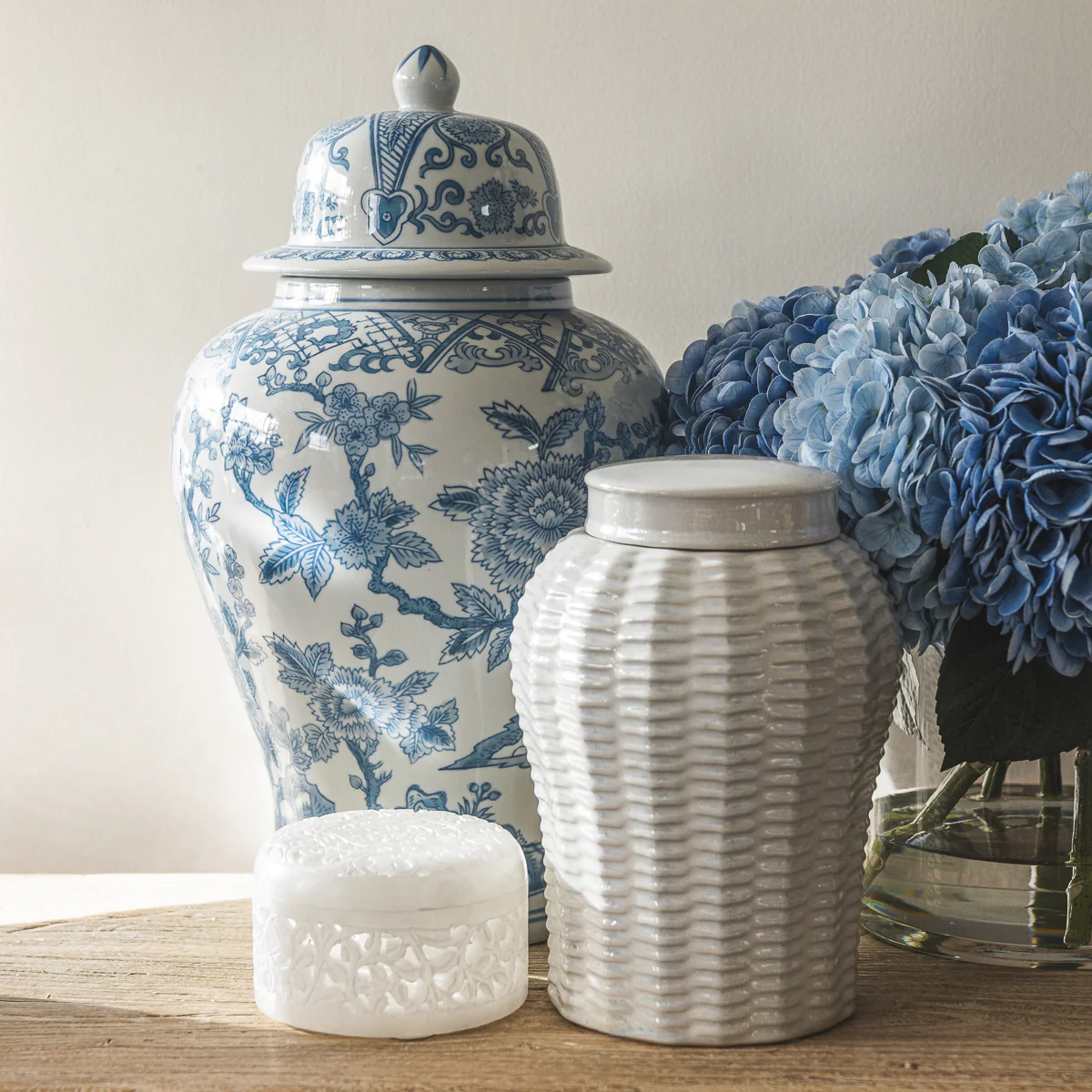 Marble Alabaster Round Box With Lid - Image 2