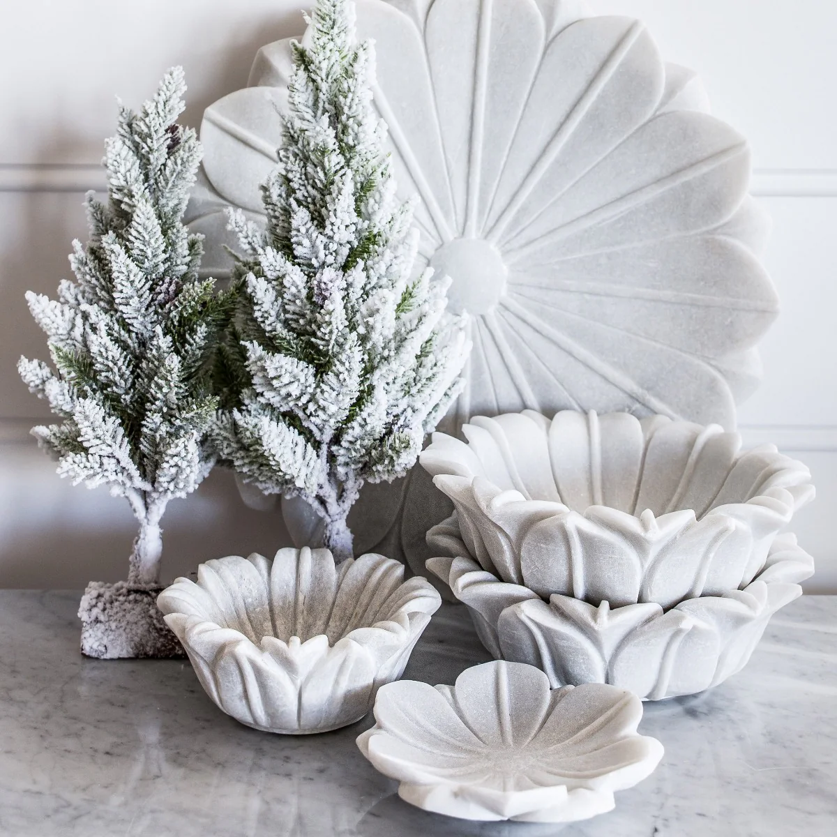 Marble Lotus Bowls - Image 7