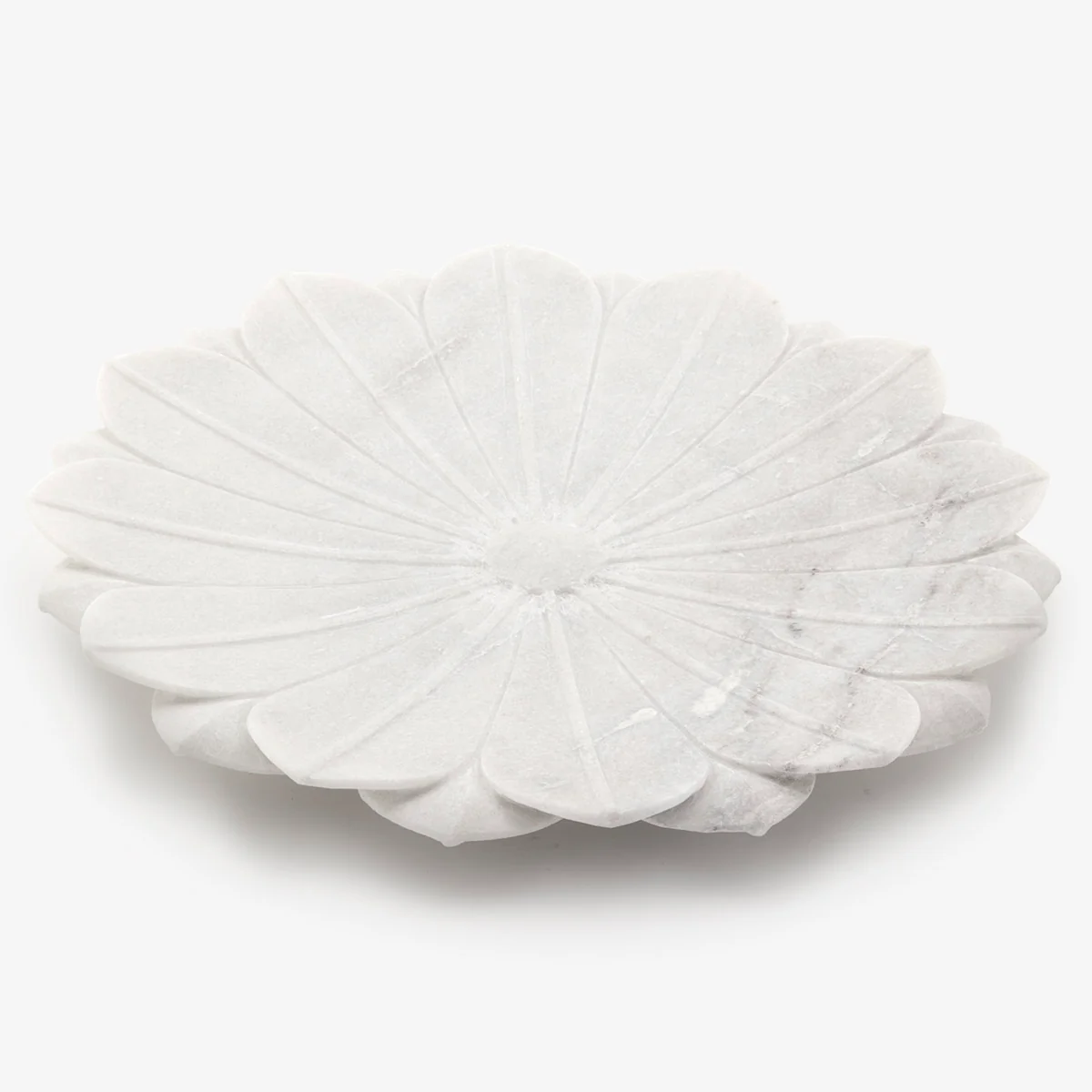 Marble Lotus Plates