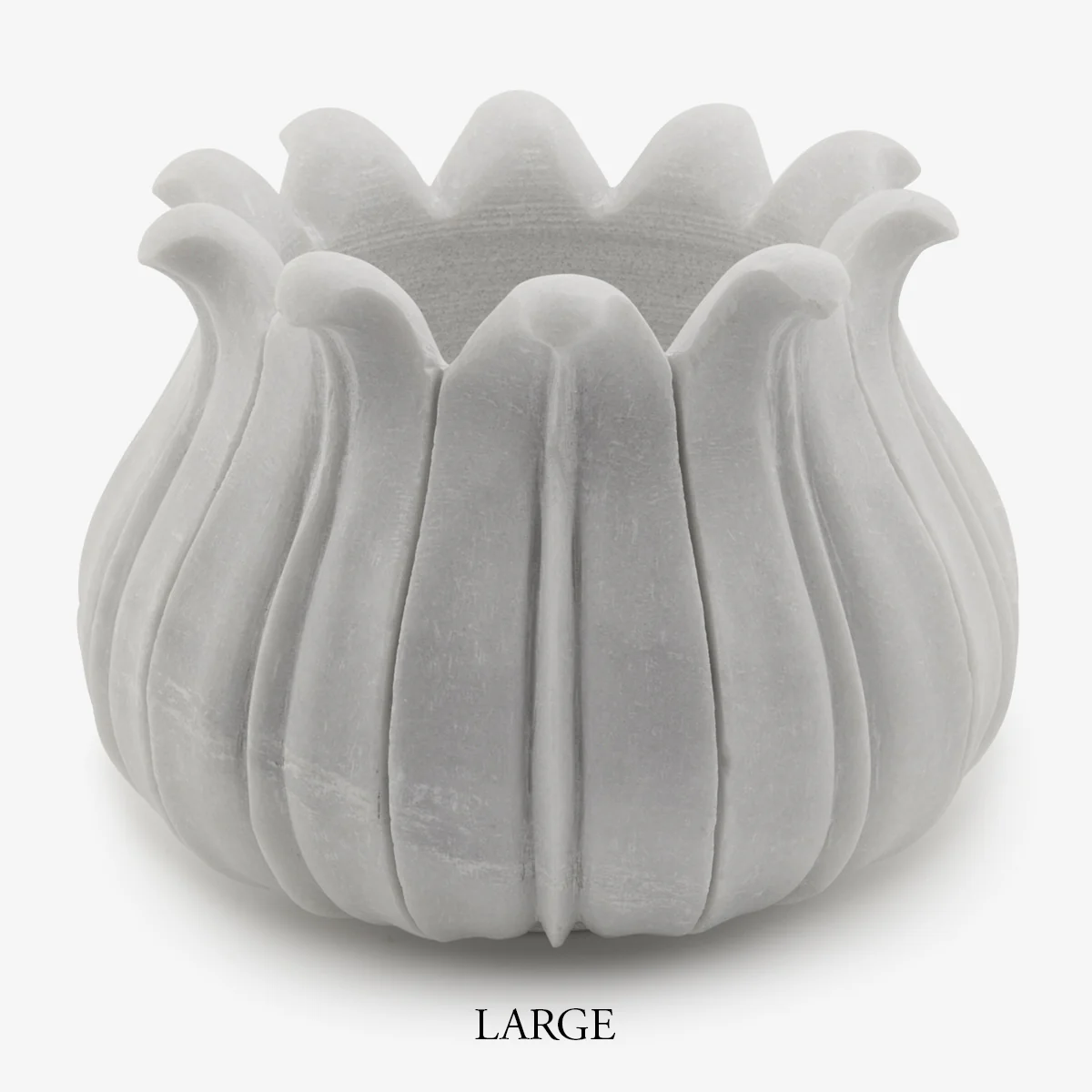 Marble Lotus Vases - Image 5