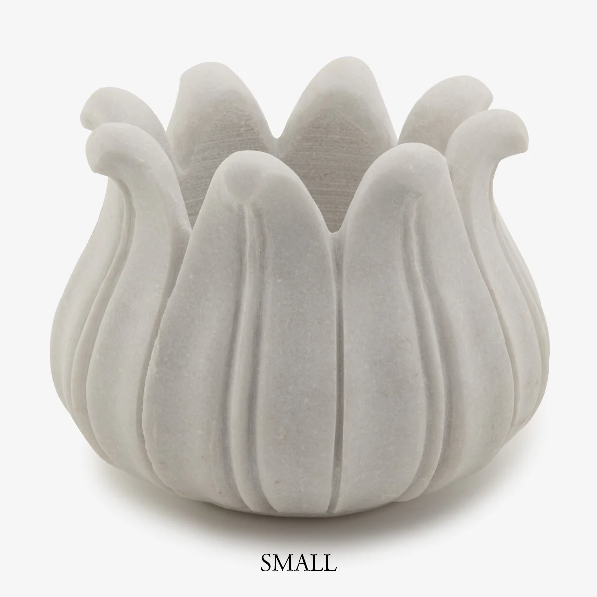 Marble Lotus Vases - Image 6