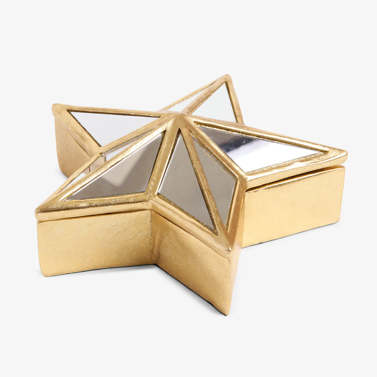 Mirrored Gold Star Box