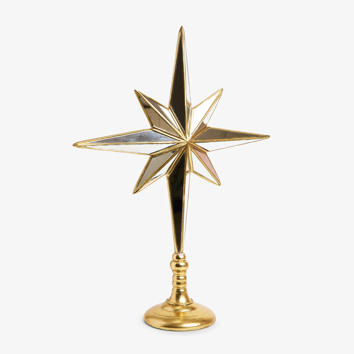 Mirrored Gold Stars On Stand - Image 5