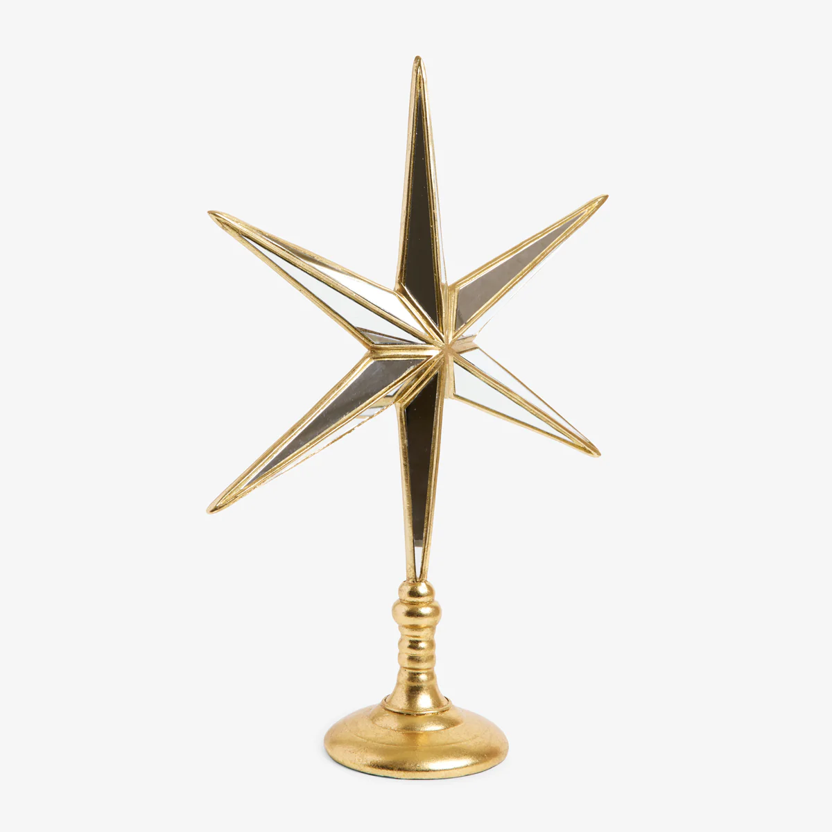 Mirrored Gold Stars On Stand - Image 6