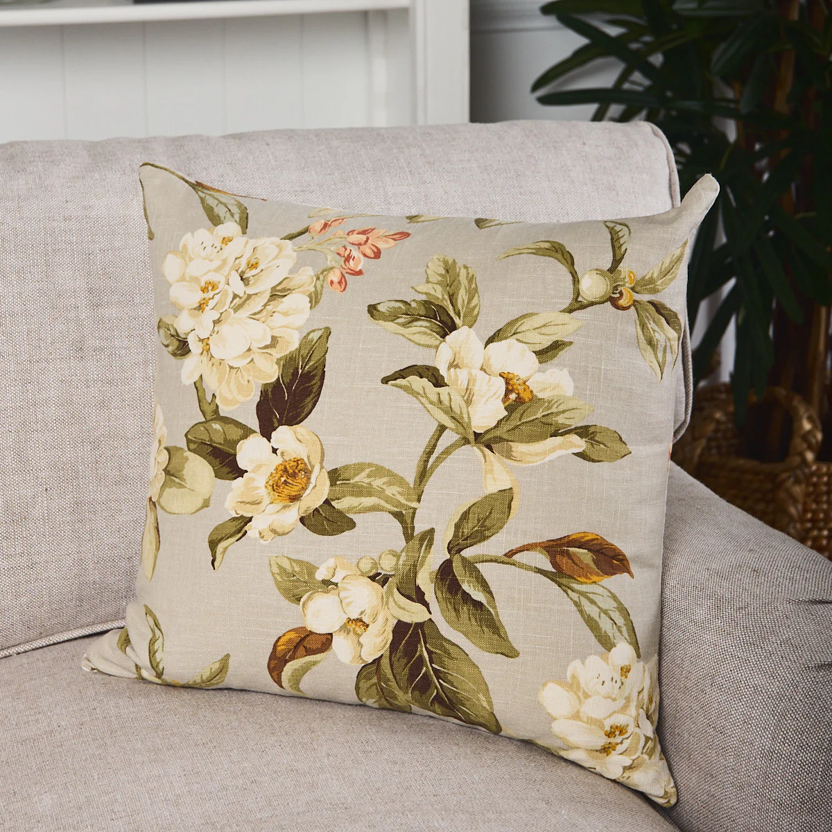 Moloka Tropical Floral Cushion Cover - Image 3