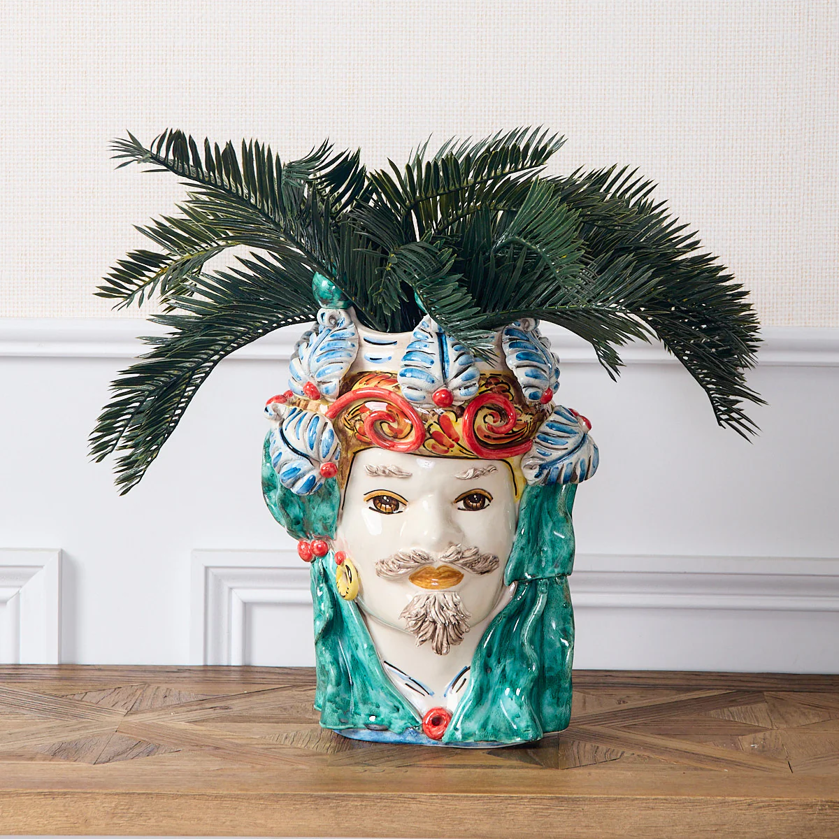 Moro Head Sicilian Man (34cm) - Image 2