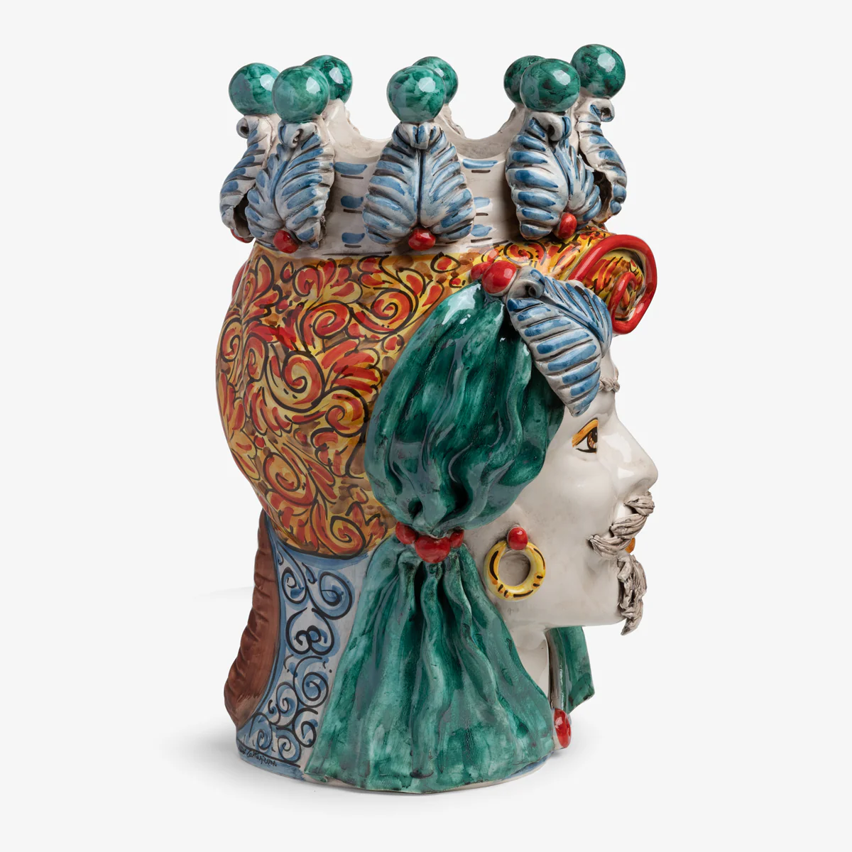Moro Head Sicilian Man (60cm) - Image 3
