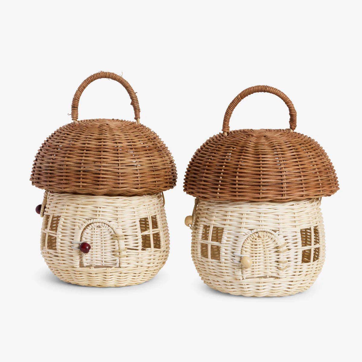 Rattan Mushroom Baskets