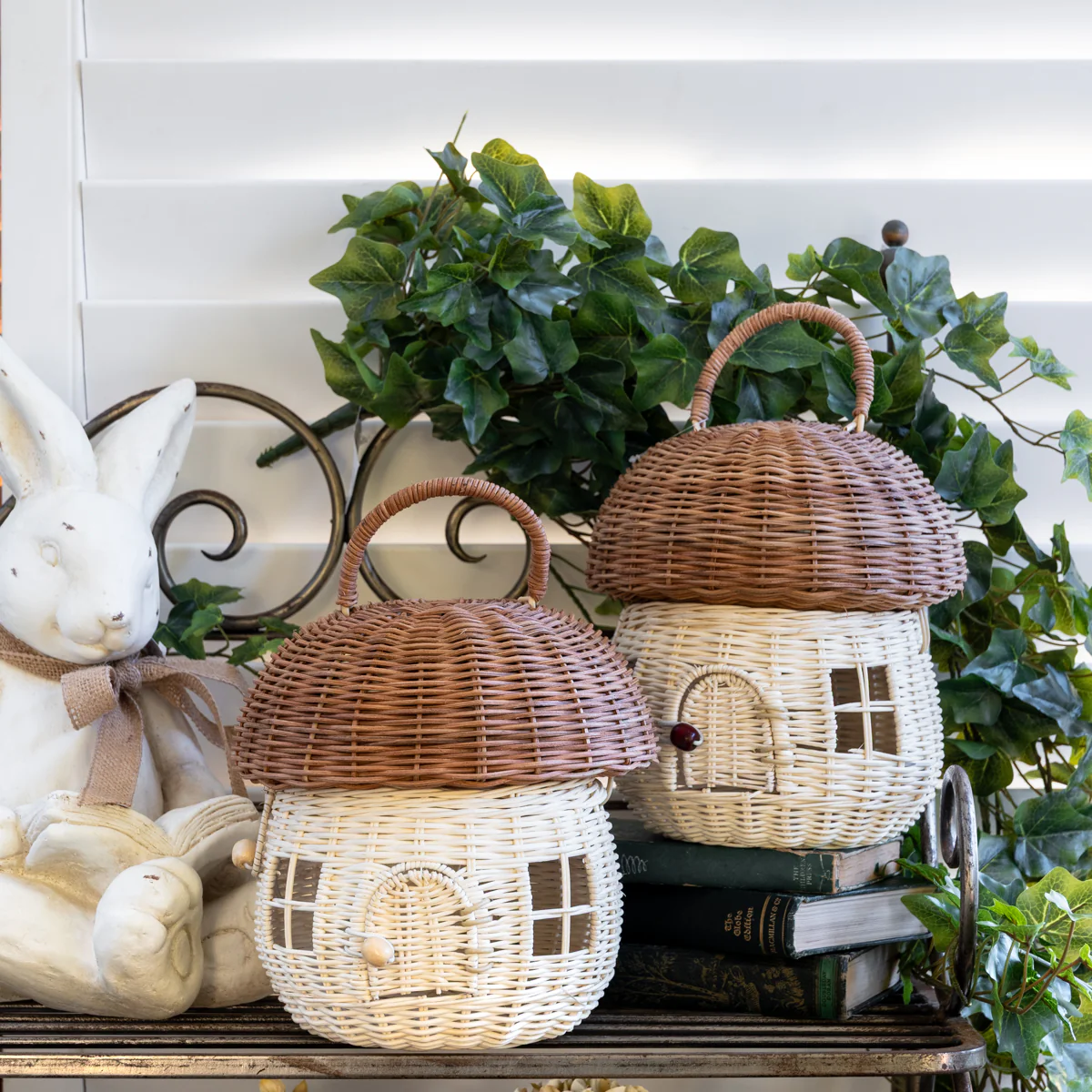 Rattan Mushroom Baskets - Image 3