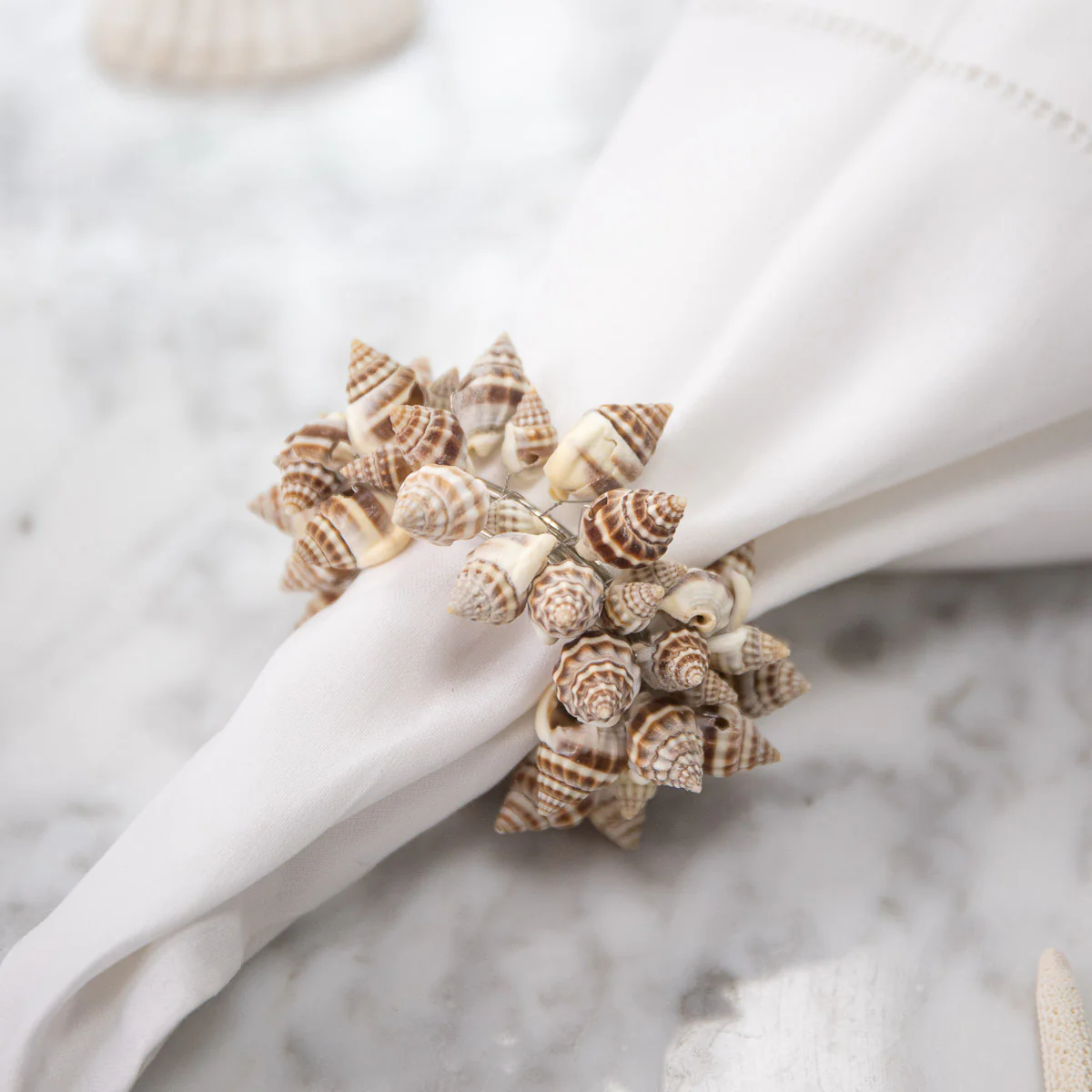 Natural Shell Napkin Ring - Image 3