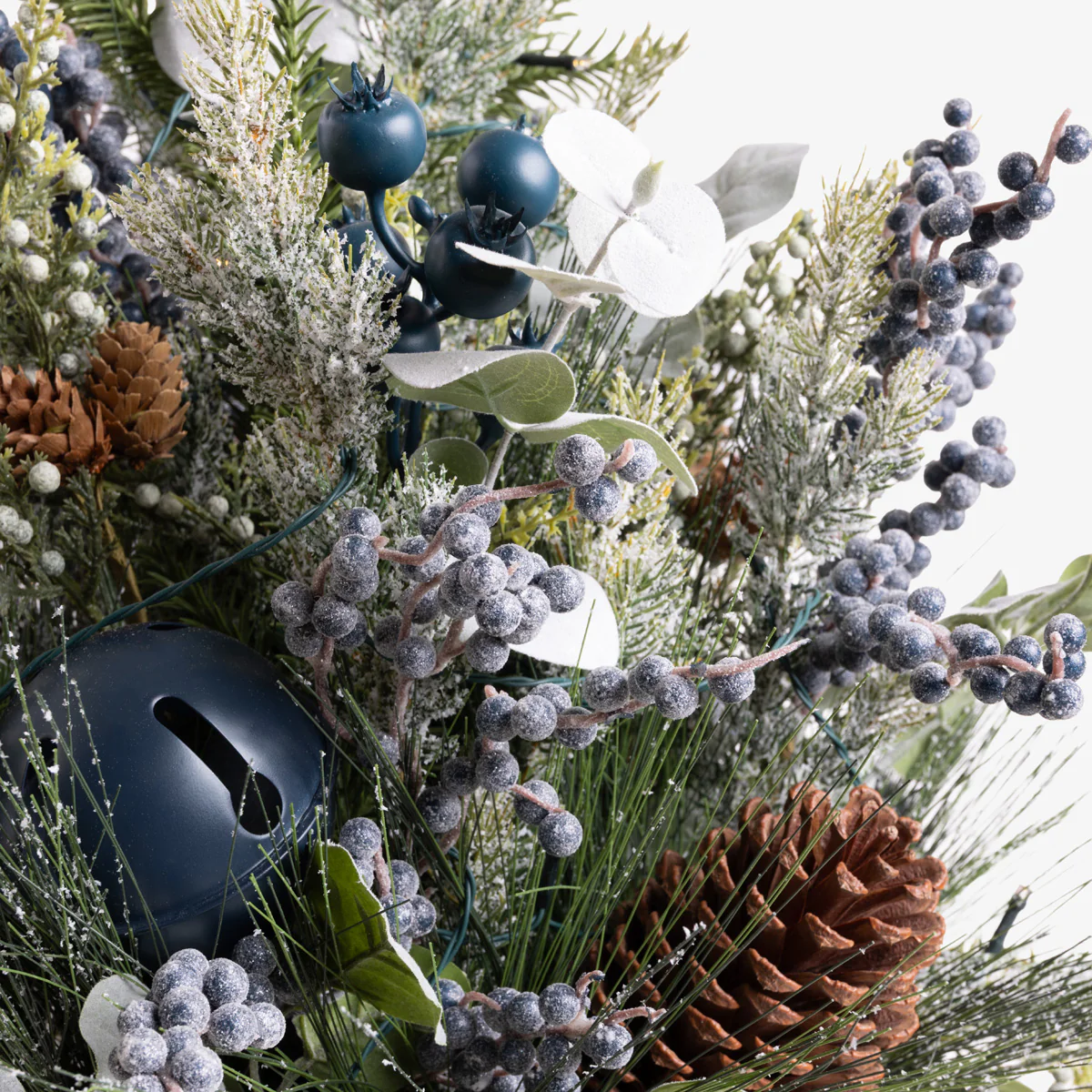 Newport Blueberry Potted Arrangement with Lights 80cm PRE-ORDER - Image 4