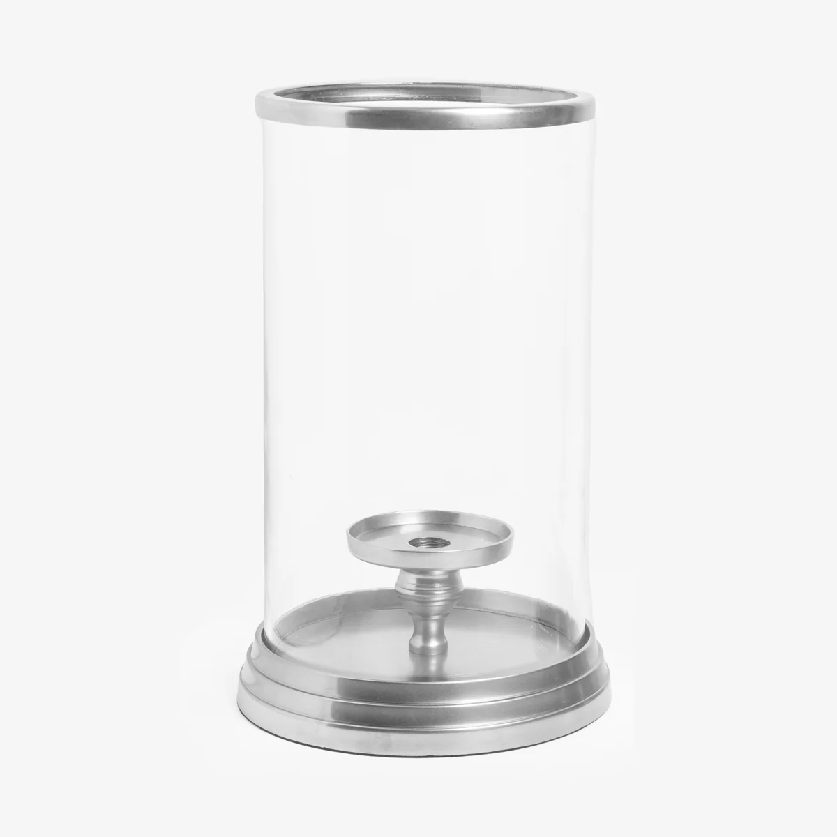 Nickel Hurricane Candle Holders - Image 6