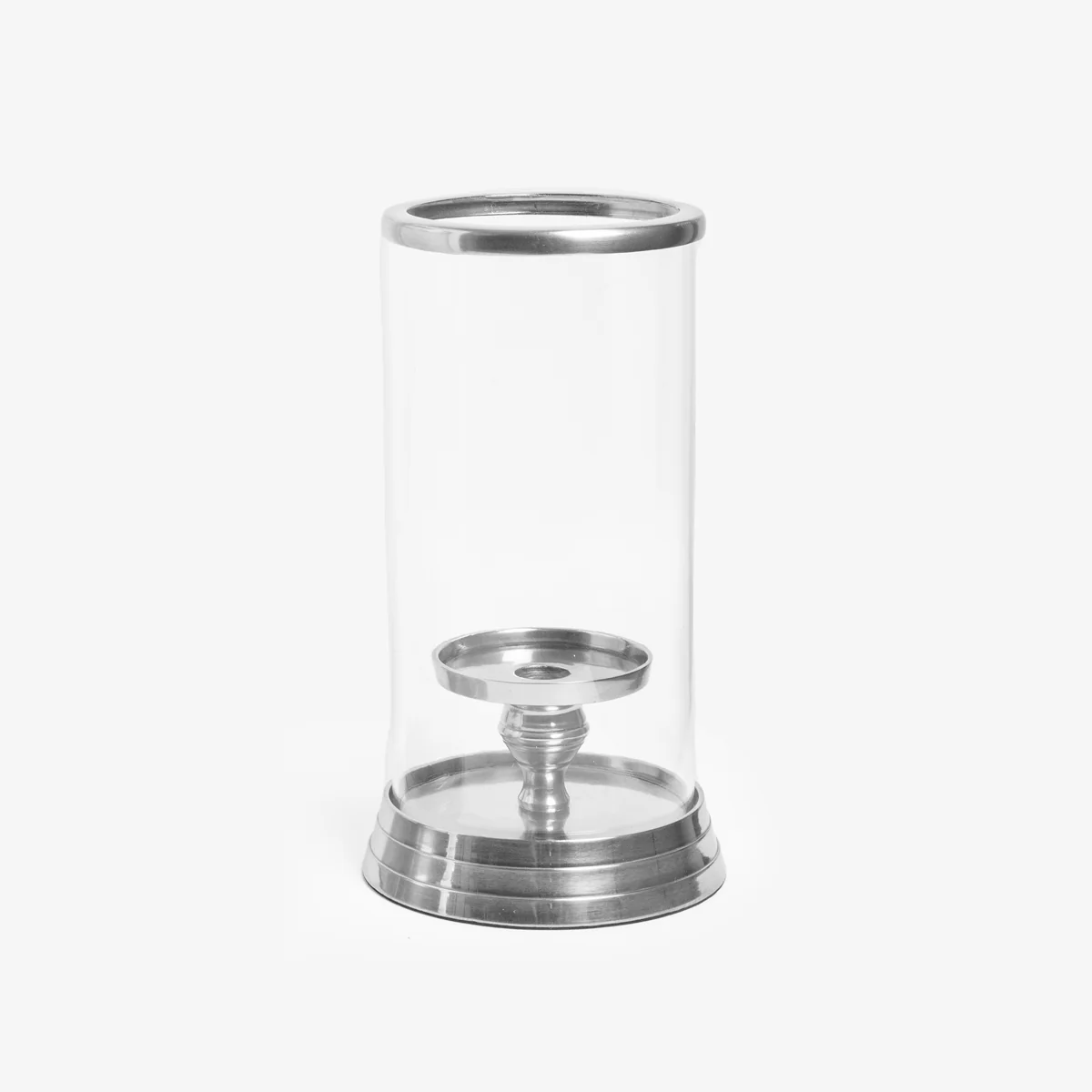 Nickel Hurricane Candle Holders - Image 7