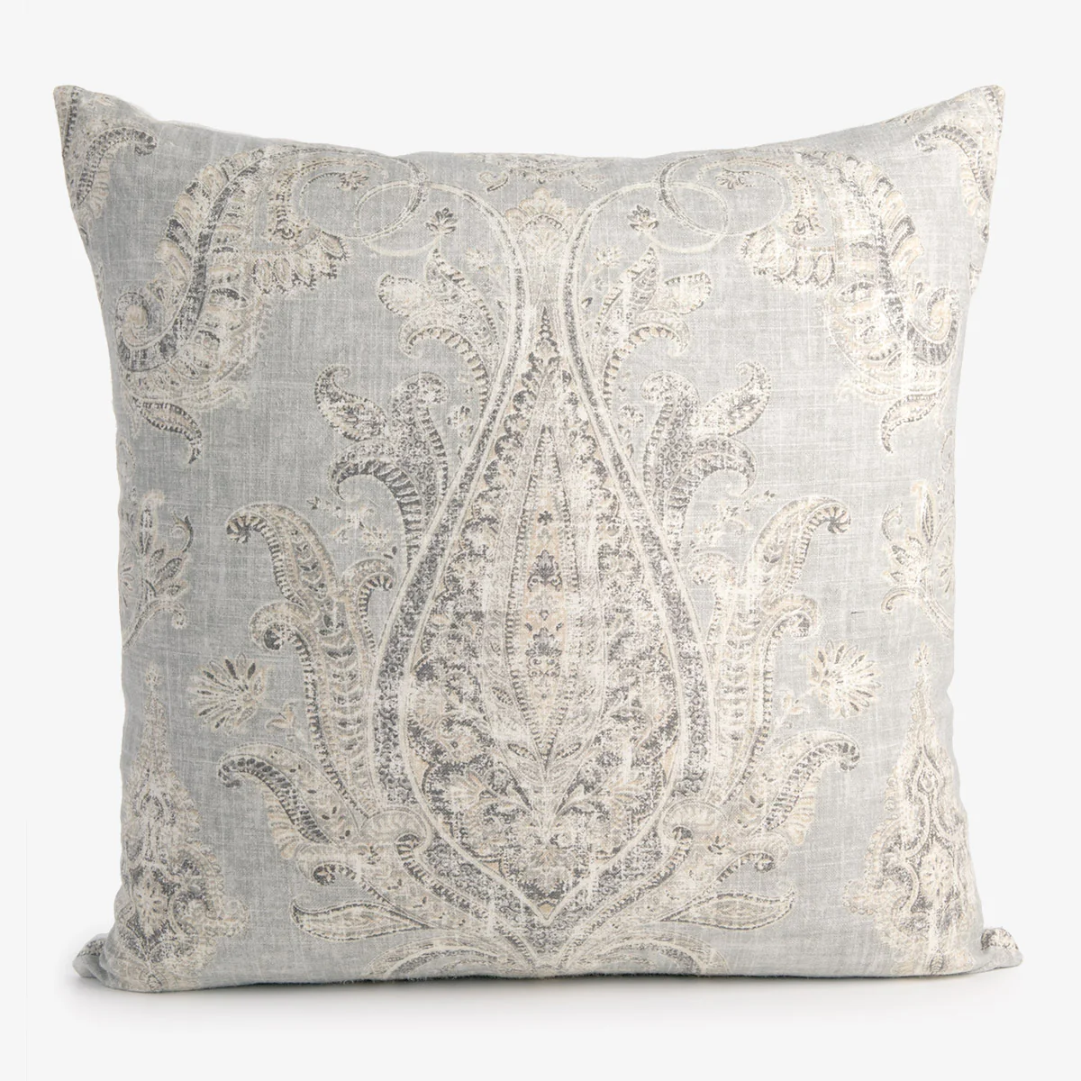 Nikita Faded Blue Paisley Cushion Cover