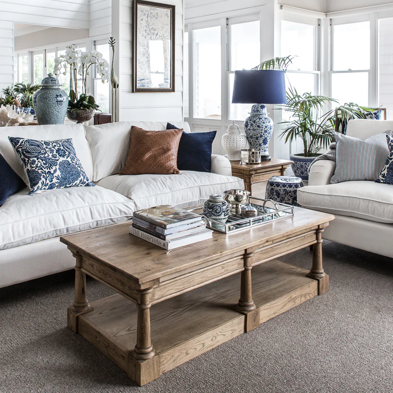 Oak Coffee Table 140cm - Image 3