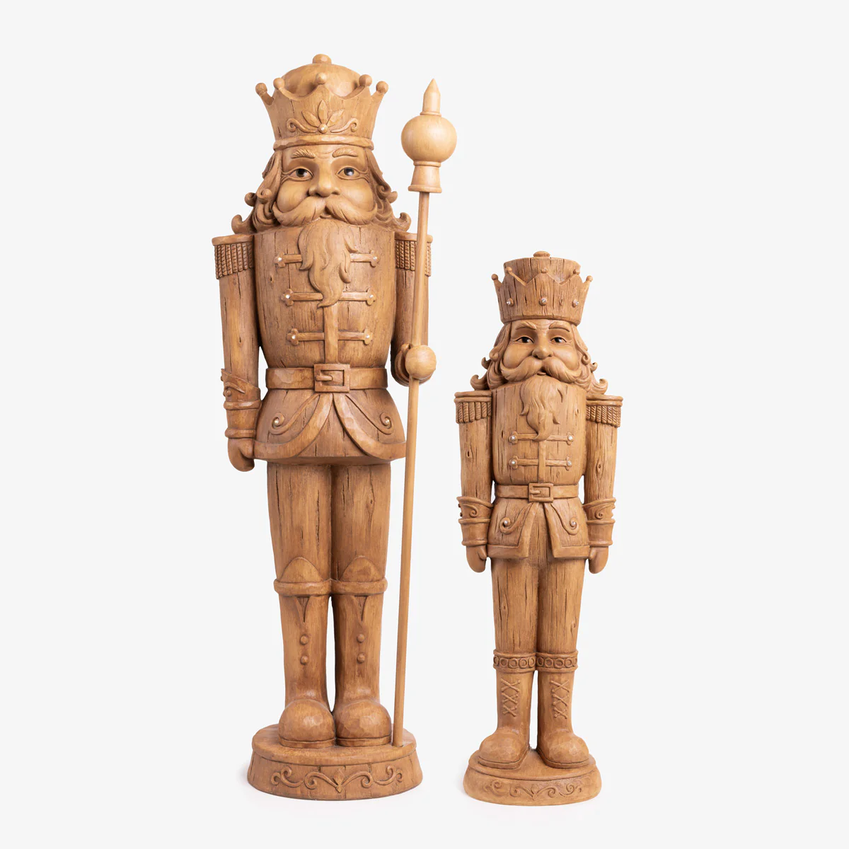 Oversized Nutcrackers With Lights (Timber Look) PRE-ORDER