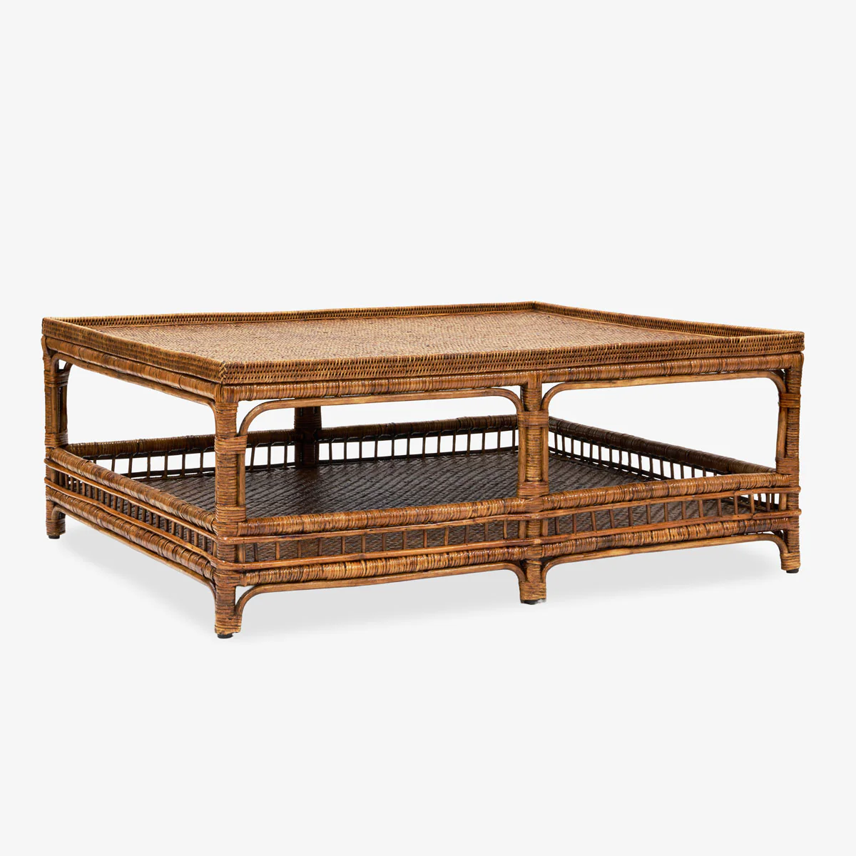 Panama Rattan Coffee Table (Brown)