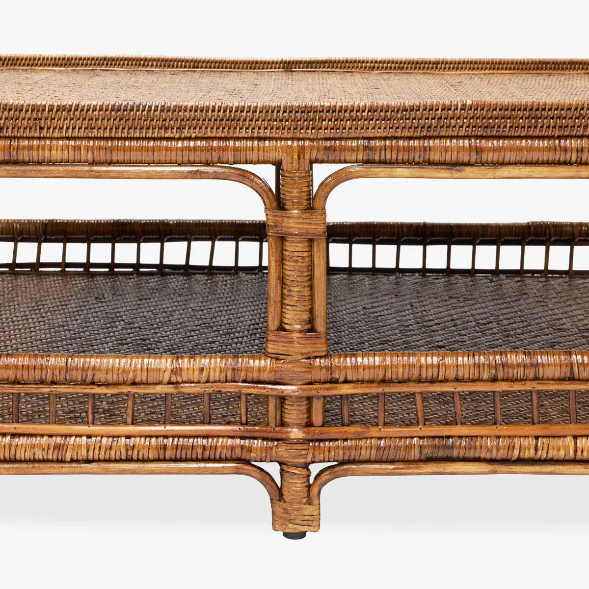 Panama Rattan Coffee Table (Brown) - Image 4