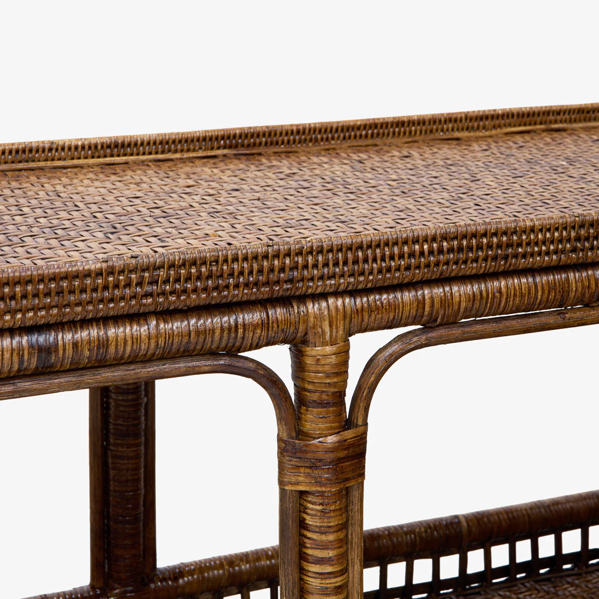 Panama Rattan Console (Brown) - Image 4