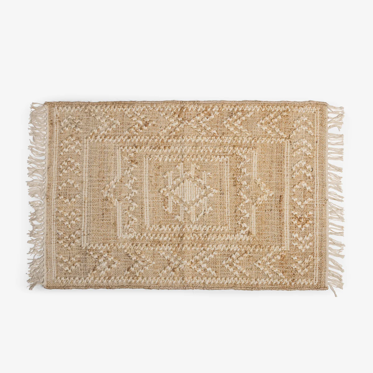 Panja Jute & Wool Rugs (Natural)