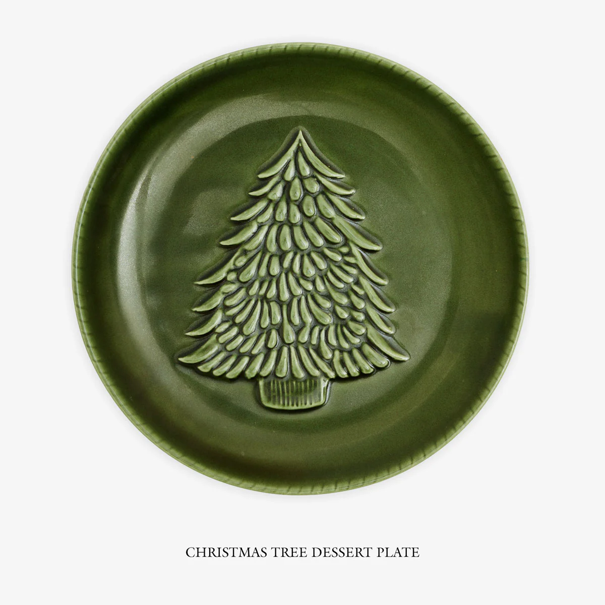 Pinecone & Christmas Tree Green Dinnerware - Image 4