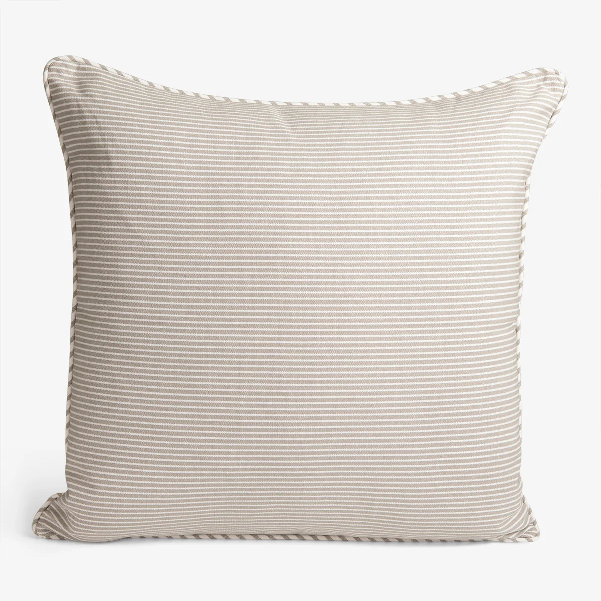 Pinstripe Cushion Cover (Beige)