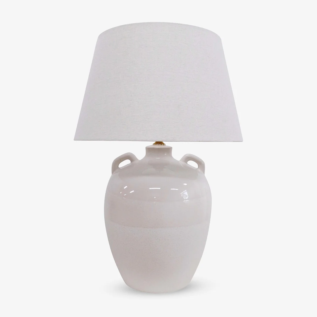 Porto White Ceramic Lamp