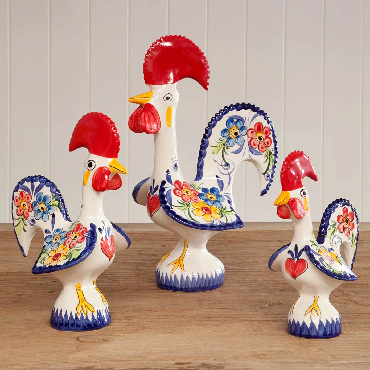 Portuguese Good-Luck Flower Roosters - Image 2