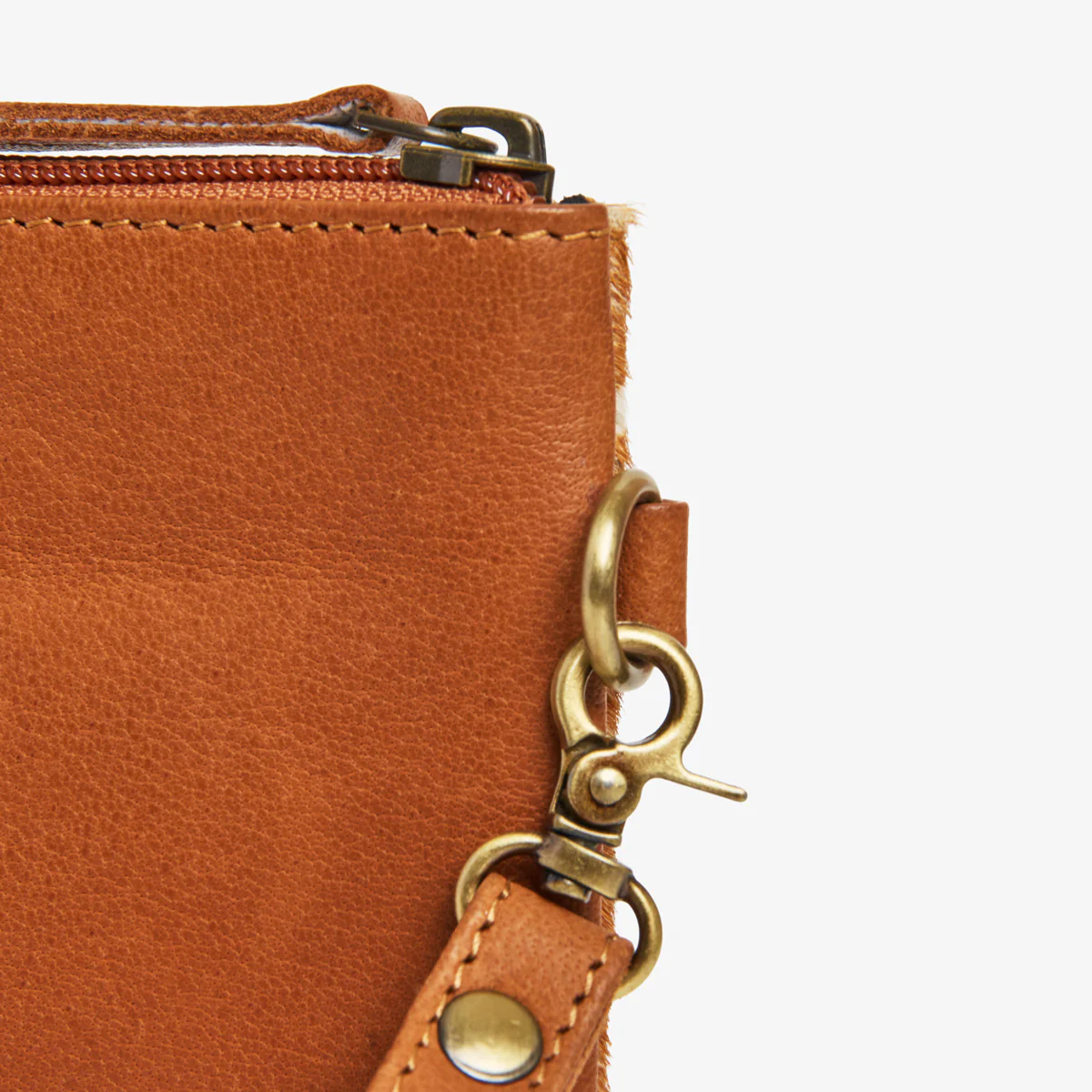 Printed Cowhide Clutch Bag (Deer) - Image 5
