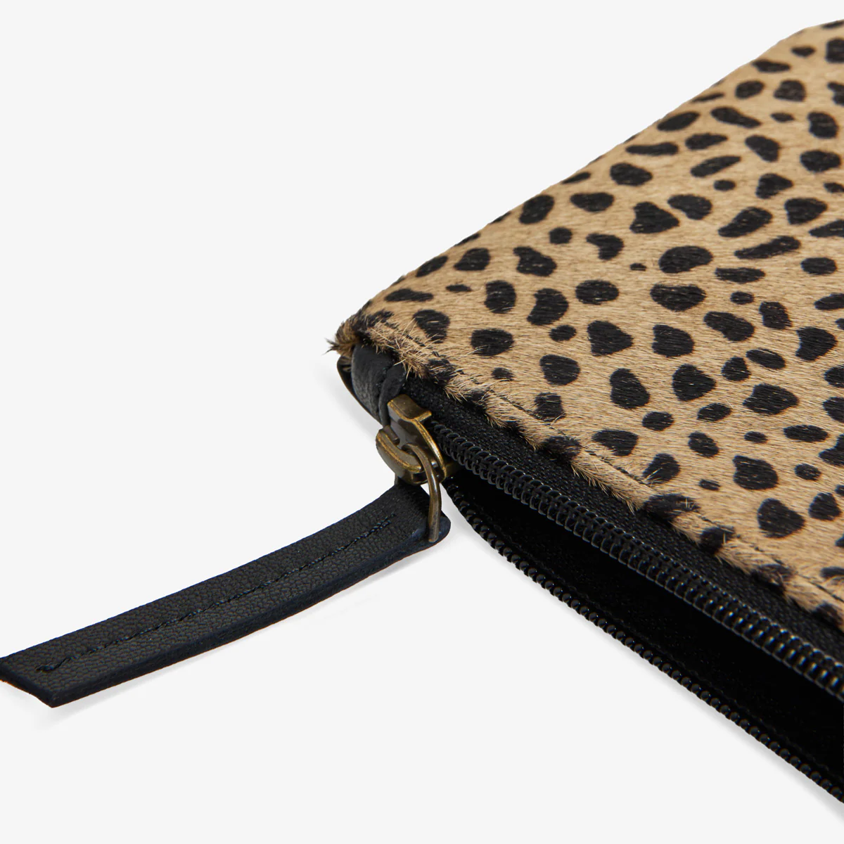 Printed Cowhide Clutch Bag (Pebble) - Image 5